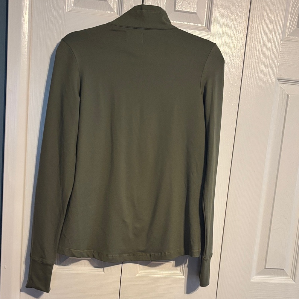 Feat long sleeve olive green unisex quarter zip size small NWOT - Picture 9 of 9